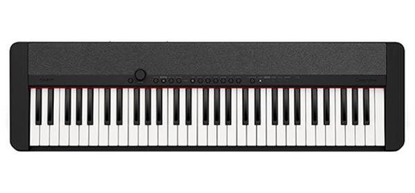 Casio Casiotone CT-S1 - Teclado portátil estilo piano de 61 teclas, paquete  blanco con soporte, auriculares para monitor de estudio, pedal de